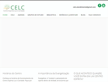 Tablet Screenshot of luzecaridade.org.br